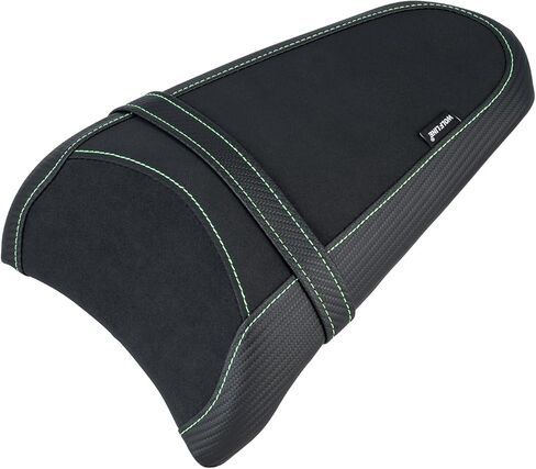 Motorcycle Passenger Seat for Ninja 650 Z650 2017-2024 2025 2026 Leather Pillion Solo Saddle Cushion Pad (Rear - Black) in Kuwait