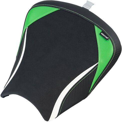 Motorcycle Passenger Seat for Ninja 650 Z650 2017-2024 2025 2026 Leather Pillion Solo Saddle Cushion Pad (Rear - Black) in Kuwait