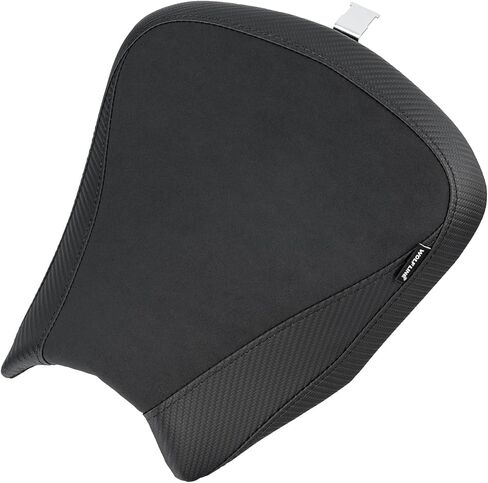 Motorcycle Passenger Seat for Ninja 650 Z650 2017-2024 2025 2026 Leather Pillion Solo Saddle Cushion Pad (Rear - Black) in Kuwait