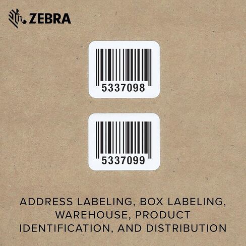 Zebra 1.25 x 1 in Direct Thermal Paper Labels Z-Perform 2000D Permanent Adhesive Shipping Labels 1 in Core 6 rolls 10031633SP in Saudi Arabia