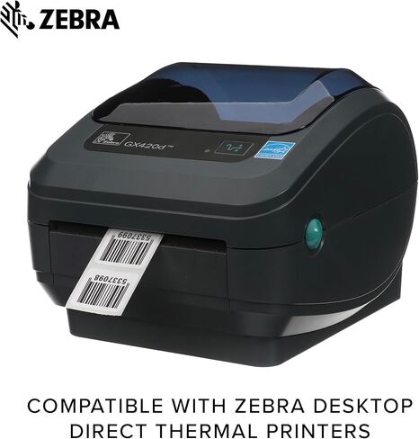 Zebra 1.25 x 1 in Direct Thermal Paper Labels Z-Perform 2000D Permanent Adhesive Shipping Labels 1 in Core 6 rolls 10031633SP in Saudi Arabia