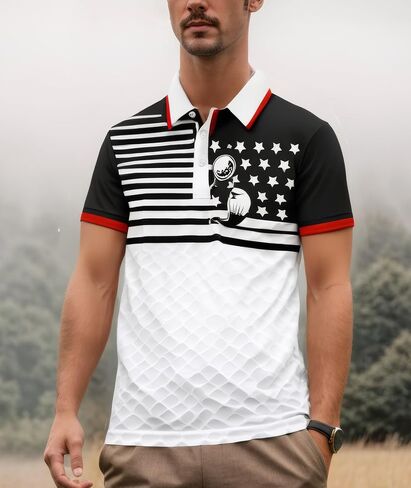 Men's Golf Polo Shirts Lightweight Shortsleeve Polo Casual T-Shirts in Saudi Arabia