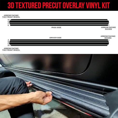 G Wagon G500 G550 G63 W463 W464 Black Out Side Step Running Board Chrome Delete DIY Vinyl Wrap Kit by TOProtect in Saudi Arabia