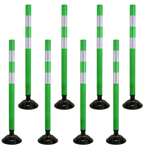36 Inch Heavy Duty Traffic Cones 8-Pack with Spring Base - OrangeStar Reflective Safety Cones for Construction Zones, Highways, Parking Lots - Orange Road Delineators in Kuwait
