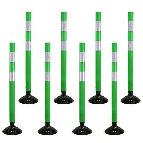 36 Inch Heavy Duty Traffic Cones 8-Pack with Spring Base - OrangeStar Reflective Safety Cones for Construction Zones, Highways, Parking Lots - Orange Road Delineators in Kuwait