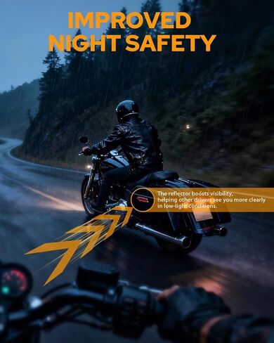 عاكس حقيبة السرج PBYMT، غطاء مزلاج حقيبة السرج الصلب متوافق مع Harley Touring Street Glide Electra Glide Road Glide Road King 2014-2024، أحمر in Saudi Arabia