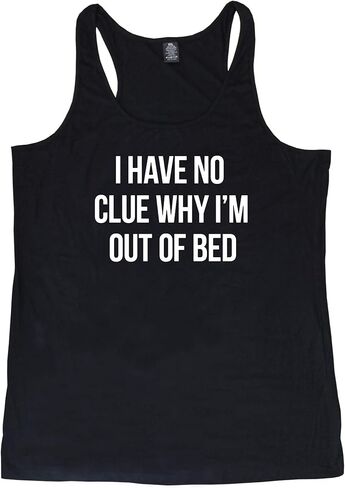 تي شيرت نسائي بدون أكمام مطبوع عليه I'm Out of Bed Workout Gym بطبعات مضحكة in Kuwait