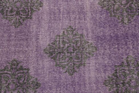 Rug Source Modern Collection 6x9 Abstract Area Rug, Hand Knotted Purples Geometric Rug, Oriental 100% Wool Carpet for Bedroom, Living Room, Dining Room in Kuwait