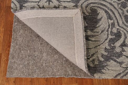 Rug Source Modern Collection, 5x8 Modern Area Rug, Hand Tufted Greys & Charcoal Floral Rug, Oriental 100% Wool Carpet for Foyer, Entryway and Hallway in Kuwait