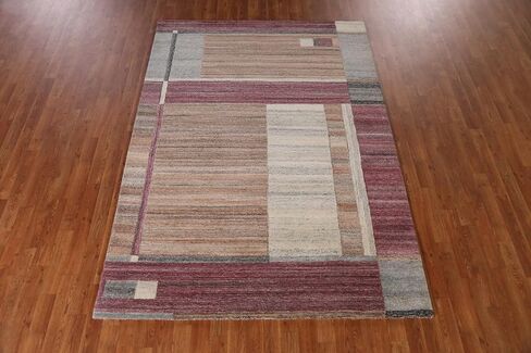 Rug Source Modern Collection, 5x8 Modern Area Rug, Hand Tufted Multi-Colored Modern Rug, Oriental 100% Wool Carpet for Foyer, Entryway and Hallway in Kuwait