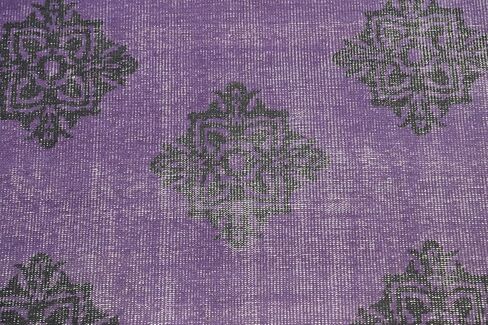 Rug Source Modern Collection 6x9 Abstract Area Rug, Hand Knotted Purples Geometric Rug, Oriental 100% Wool Carpet for Bedroom, Living Room, Dining Room in Kuwait