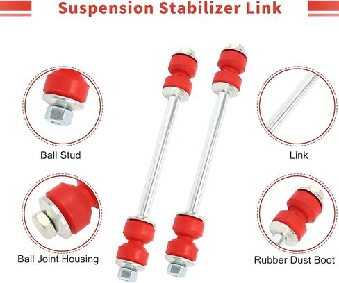 X AUTOHAUX 2 Pcs Front Sway Bar Links Stabilizer Link Kit for Ford for Ranger 1998-2011 for Dodge for Ram 3500 1994-2002 Suspension Kit No.K7275 in Saudi Arabia