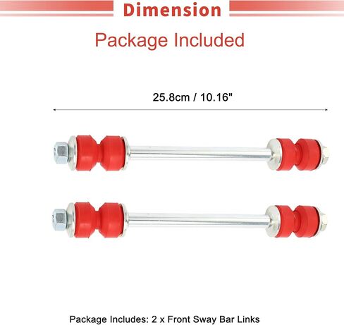 X AUTOHAUX 2 Pcs Front Sway Bar Links Stabilizer Link Kit for Ford for Ranger 1998-2011 for Dodge for Ram 3500 1994-2002 Suspension Kit No.K7275 in Saudi Arabia