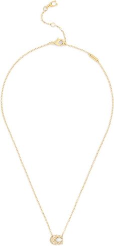 COACH Jewelry Women's Pavé Signature C Necklace in Saudi Arabia
