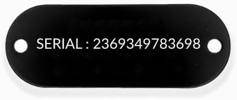 علامة معدنية مخصصة | لوحة تعريف من الألومنيوم مقاس 2 بوصة × 3/4 بوصة | تسمية المعدات الشخصية | لوحة اسم المنفعة | علامة تعريف الأصول in Kuwait