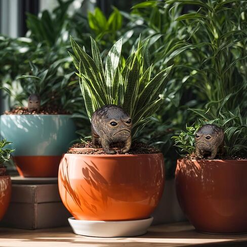 3 Pcs Weird Ugly Funny Frog Obese Toad Statues Garden Accessories Quirky Outdoor Accents Decorative Statue Novelty Home Office Sculpture Gift in Saudi Arabia