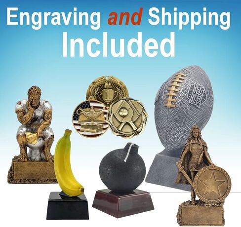 جوائز العقد جائزة باتريوت بوبلهيد التميمة - بطول 15.24 سم | جائزة باتريوت محفورة - خصصها الآن in Kuwait