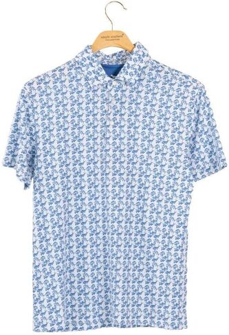 Simply Southern Youth Boys Short Sleeve Golf Patterned Polo Shirt in Saudi Arabia