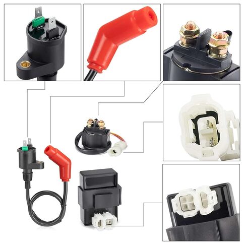 CDI & Ignition Coil & Starter Relay for Honda Recon 250 TRX250TE TM 2005-2020 in Saudi Arabia