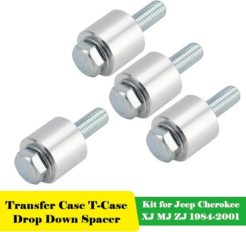 Transfer Case T-Case Drop Down Spacer Kit RE2120, KJ01009BK, J5006 Fit for Jeep Cherokee XJ 1984-2001,Comanche MJ 1986-1992,Grand Cherokee ZJ 1993-1998 in Saudi Arabia