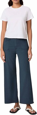 PAIGE Women's Anessa Jeans with Stitch Thru Utility Pockets in Saudi Arabia