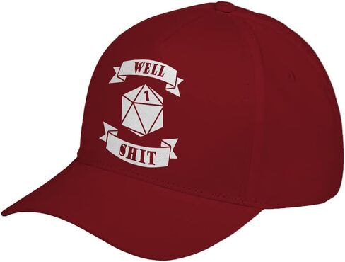 Well Shit DND Tabletop Dice Game Adjustable Unisex Baseball Cap in Saudi Arabia