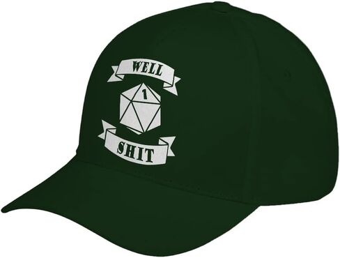 Well Shit DND Tabletop Dice Game Adjustable Unisex Baseball Cap in Saudi Arabia