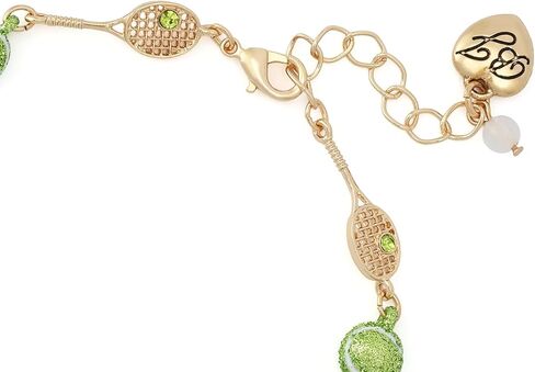Betsey Johnson Jewelry Women's Tennis Racquet Link Bracelet in Saudi Arabia