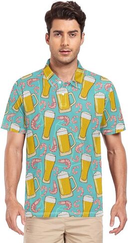 ZZXXB Chemistry Science Molecule Formula Men's Polo Shirts Short Sleeve Quick Dry Athletic Outdoor Sports Golf Shirts XL in Saudi Arabia