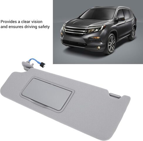 Sun Visor for Car Left Right Driver Side, Car Sun Visor Replacement with Vanity Mirror for 2017 to 2022, Automotive Sunvisor Extension Shade Replacement, Auto Accessories (Left) in Saudi Arabia