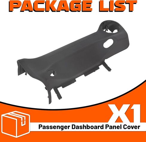 HECASA Right Dashboard Panel Cover Compatible with 2015 2016 2017 2018 Jeep Wrangler JK Dash Board Cover Instrument Panel Passenger Side Replacement for 5QZ89DX9AB in Saudi Arabia