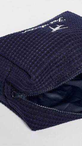 Women's Jet Setter Waffle Pouch, Navy, One Size in Saudi Arabia