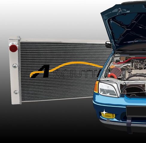 4 Row Aluminum Radiator for 1988-1994 Chevy S10 Blazer GMC S15 Jimmy Sonoma 4.3L V6 GAS Engine Full Aluminum Car Cooler in Kuwait