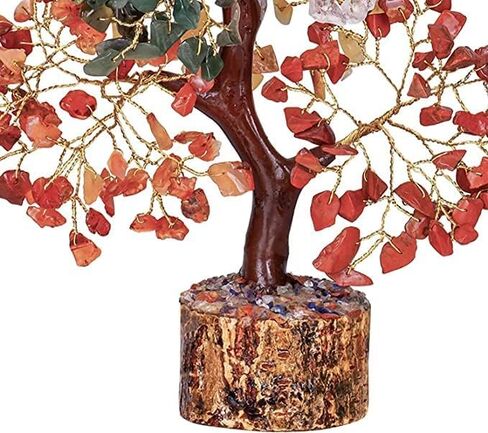 Chakra Tree of Life With Stones and Crystals - Home Decor, Meditation Accessories, Spiritual Gifts - Gemstones for Beginners in Saudi Arabia