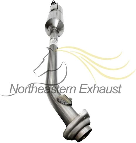 Exhaust Catalytic Resonator Muffler Kit Compatible for 2005-2006 Honda CR-V 2.4L | EPA-Approved | Stainless Steel | Northeastern Exhaust | Free Gaskets, Clamp, and Bolt Kit Included in Saudi Arabia
