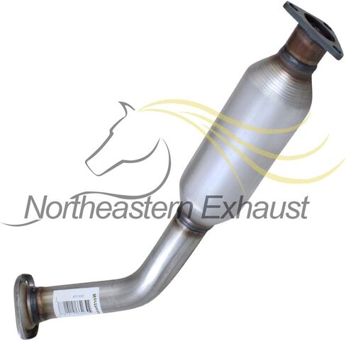 Exhaust Catalytic Resonator Muffler Kit Compatible for 2005-2006 Honda CR-V 2.4L | EPA-Approved | Stainless Steel | Northeastern Exhaust | Free Gaskets, Clamp, and Bolt Kit Included in Saudi Arabia