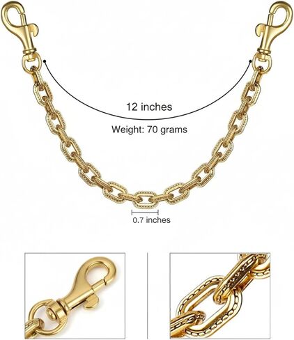 حقيبة أفاندو ساحرة لحقيبة اليد، إكسسوارات حقيبة عتيقة ذهبية أنيقة ومتينة - إكسسوارات ساحرة بديلة بمقبض لطيف - حقائب يد وحقائب حمل وإكسسوارات هدايا للنساء (12 بوصة) in Kuwait