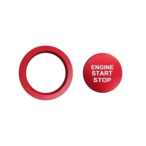 Bilisin Aluminum Engine Push Start Button Cover Trim Compatible with Honda Accord 10th Gen 2018-2022,CRV 5th Gen 2017-2022 Ignition Button Cover Interior Accessories(Blue) in Saudi Arabia