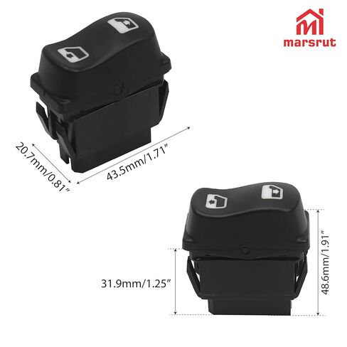 Power Window Switch Button 1609210PKG Compatible with Peterbilt Truck, Passenger Side Switch 6 Pin, Replace 1609210 1609210PKG 577.75618, Replacement Accessories in Saudi Arabia
