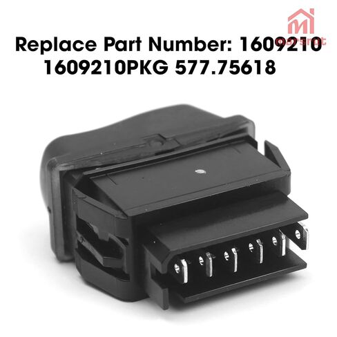 Power Window Switch Button 1609210PKG Compatible with Peterbilt Truck, Passenger Side Switch 6 Pin, Replace 1609210 1609210PKG 577.75618, Replacement Accessories in Saudi Arabia