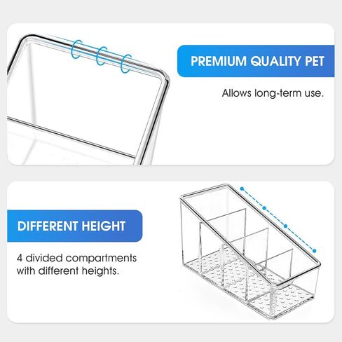 Remote Control Holder Clear TV Remote control Storage Organizer Small Caddy for Home in Saudi Arabia