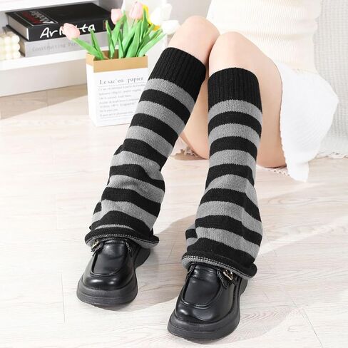 قبعات لتدفئة الذراع والساق Y2k Beanie Cat، قبعات كروشيه للأذن على شكل قطة Kawaii وإكسسوارات قوطية لفصل الشتاء، قبعة بيني محبوكة بديكور Emo Rave للفتيات باللون الأسود in Kuwait