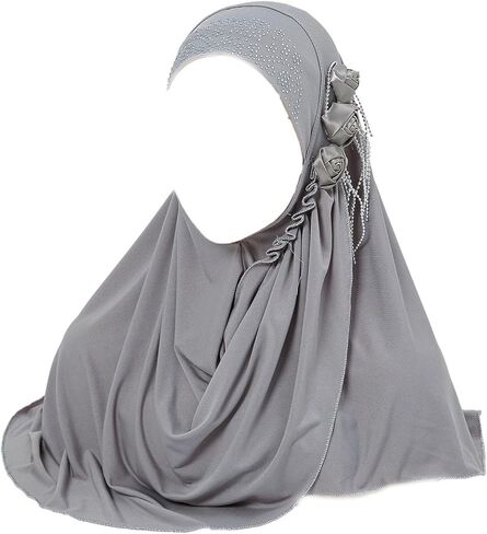 حجاب نسائي ناعم قطعة واحدة، عمامة إسلامية طويلة، وشاح رأس كامل in Kuwait