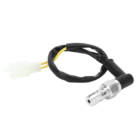 خط تبديل الفرامل الهيدروليكي للدراجة النارية M10x1.25، خط مفتاح ضوء الفرامل العالمي مع غسالات قطعتين لمضخة هيدروليكية للدراجات النارية ضوء الضغط الخلفي، 3.34 سم، الكوع in Kuwait