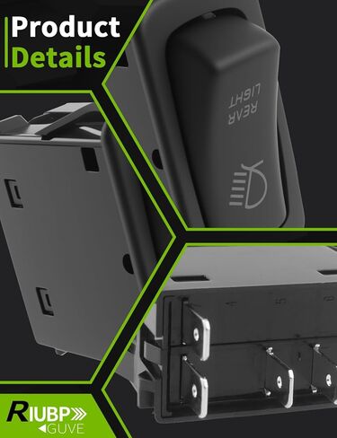 مفتاح تشغيل/إيقاف الضوء الخلفي 20A 12V مناسب لـ Polaris Ranger 1000/XP 1000 2018 2019 2020 2021 2022 2023 2024 2025 in Kuwait