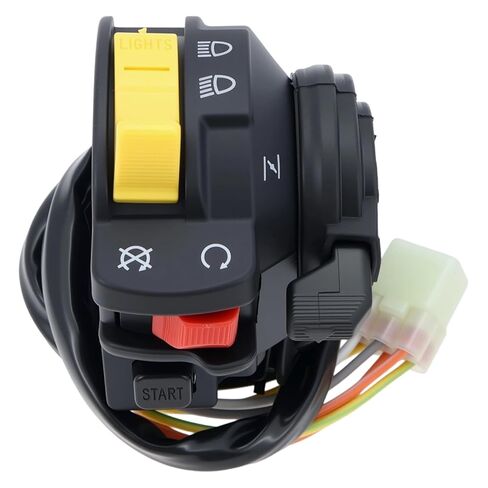 Left Handlebar Switch for Suzuki QuadRunner 250 Start Stop Headlight Switch for Ozark 250 LT-F250 2002-2014 in Saudi Arabia
