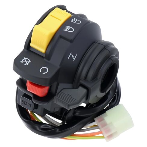 Left Handlebar Switch for Suzuki QuadRunner 250 Start Stop Headlight Switch for Ozark 250 LT-F250 2002-2014 in Saudi Arabia