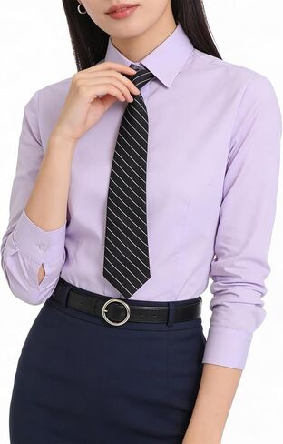 TIESOME Ties for Women Girls, Pre-tied Adjustable Short Neckties Black and White Stripe Neckties for Uniforms, Wedding, Party, Prom, School, Clothing Accessory in Saudi Arabia