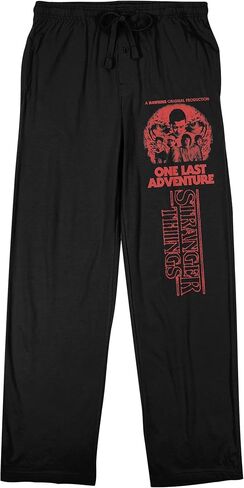 Bioworld Stranger Things Character Circle Adult Black Sleep Pajama Pants in Saudi Arabia