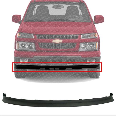 Front Bumper Lower Valance Extension Textured Direct Replacement Compatible With 2004-2012 Chevrolet Colorado GM1092183 15888037 in Saudi Arabia
